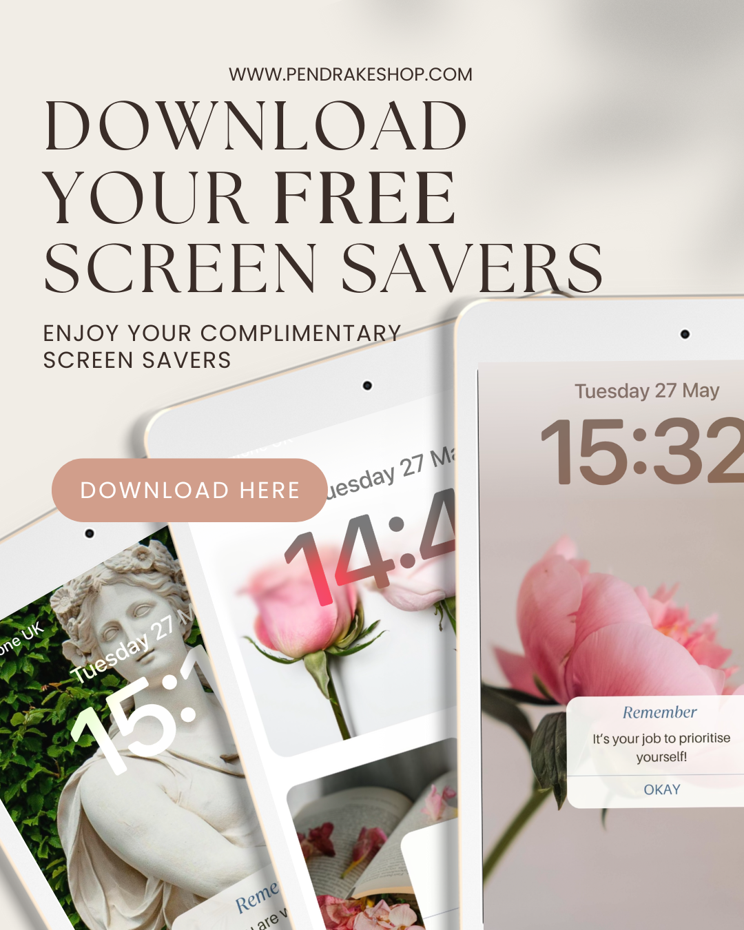 Pendrake Design Studio Download your FREE Screen Savers 