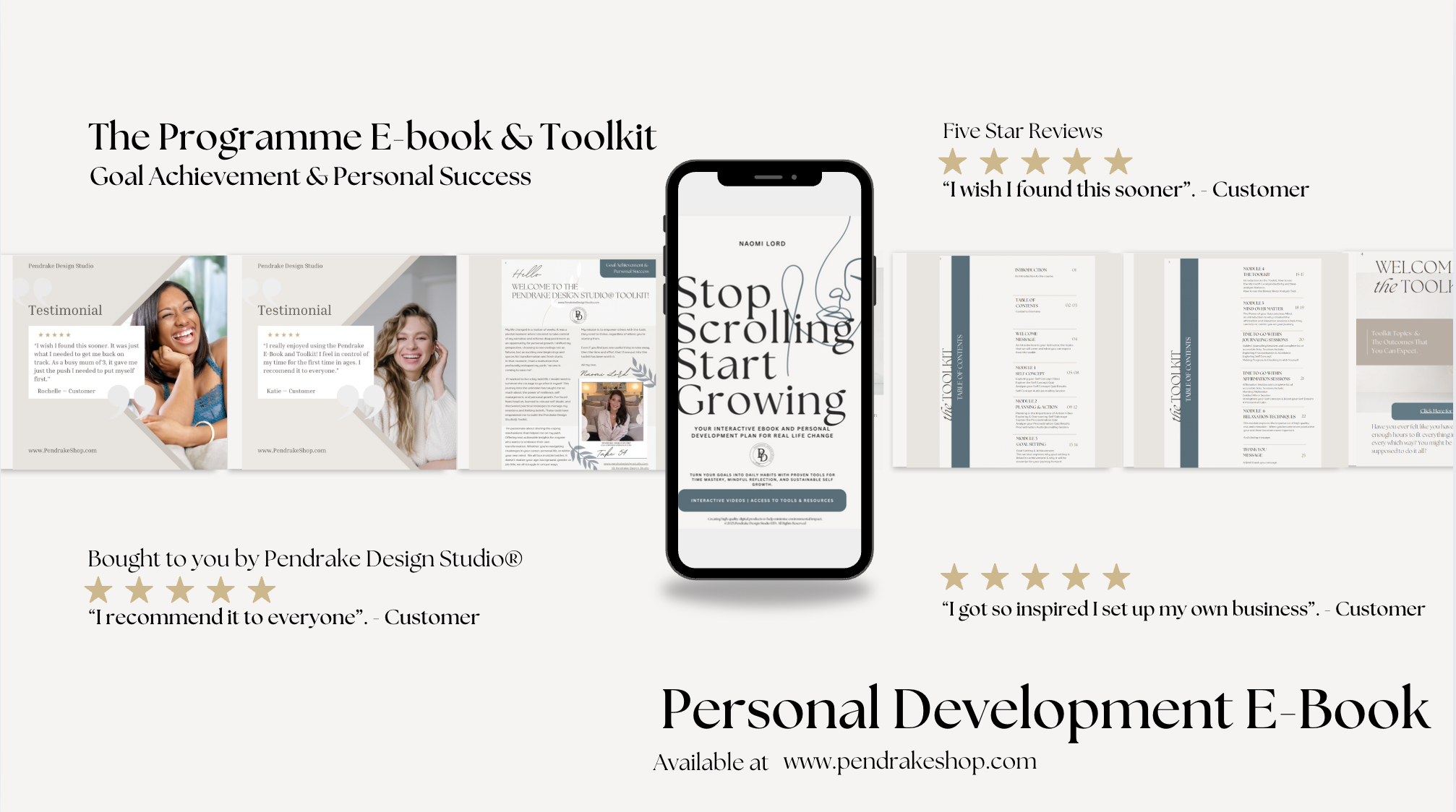 Load video: Pendrake Design Studio Promo Video Personal Development E-Book and Toolkit. Goal Success.